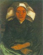 Peasant Woman, Seated with White Cap